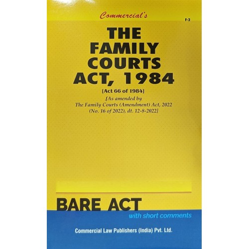 Commercial's The Family Courts Act, 1984 Bare Act 2023